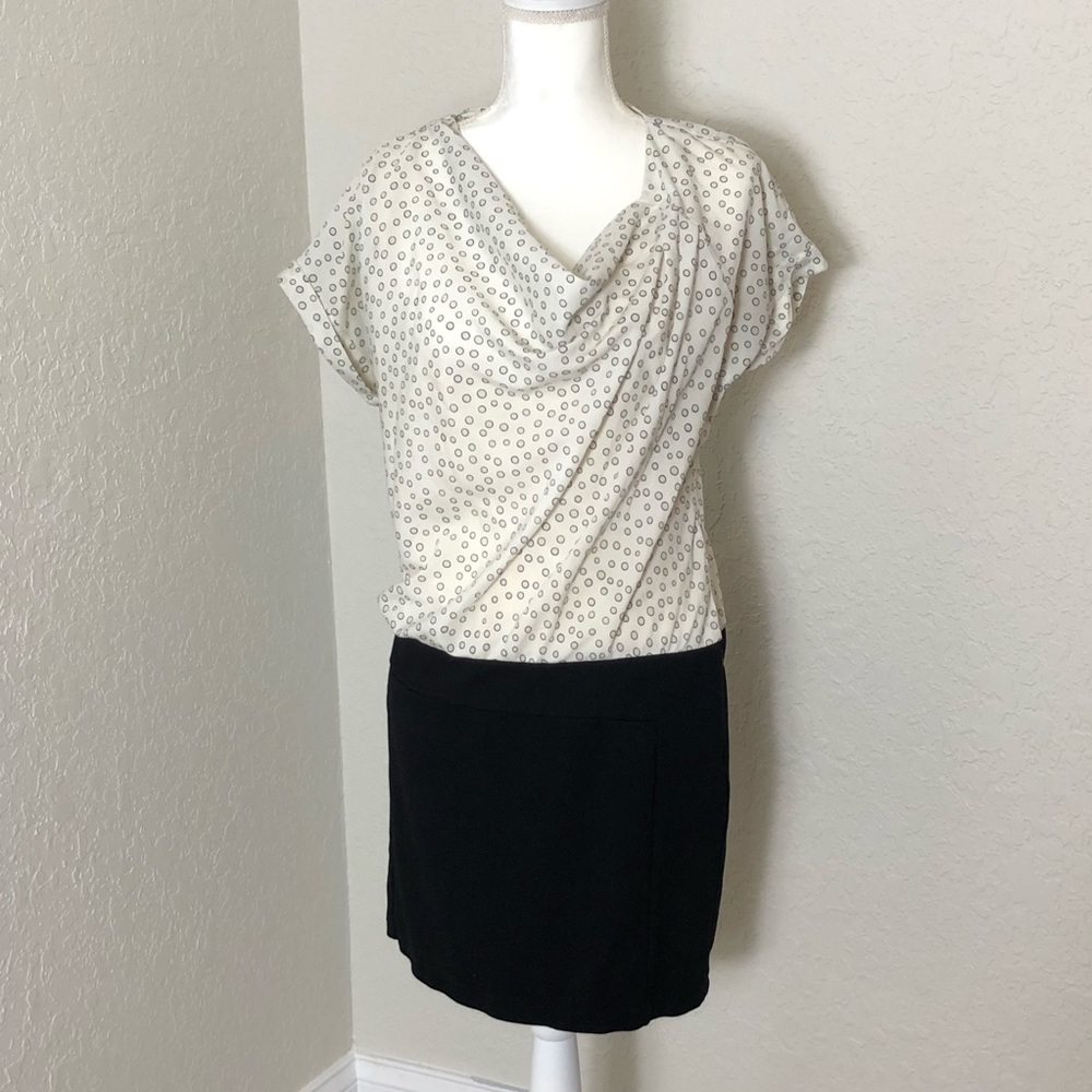 Loft Polka Dot Blouse Dress
